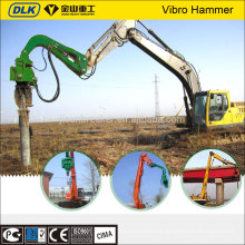 excavator mounted vibratory pile hammer